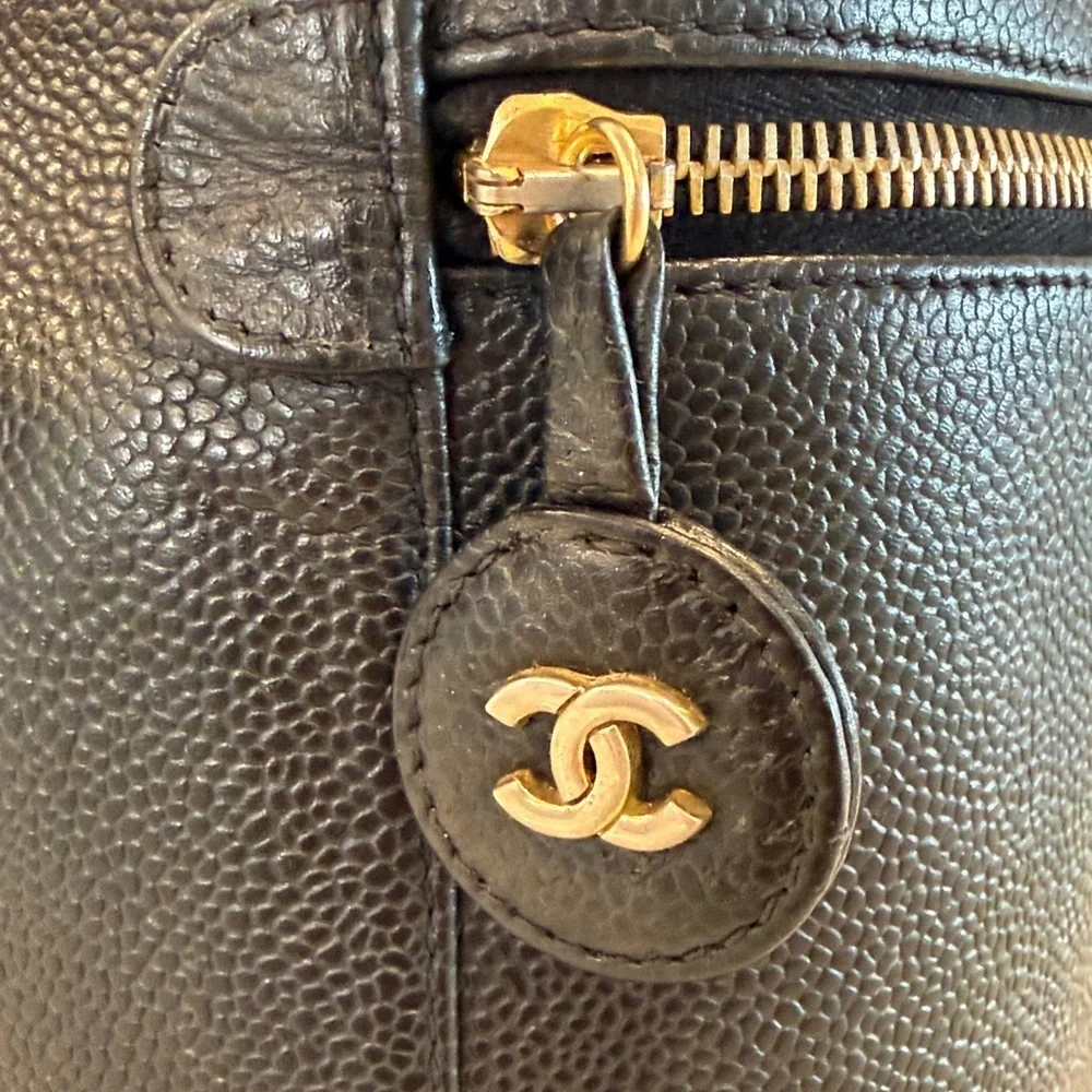 Chanel Caviar Vanity Case